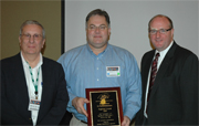 ARRI Awards Winner from 2010 JMRC. Mr. Dane Geiger (left), Curtis Weittenhiller (center), and Mr. Thomas Shope (right).